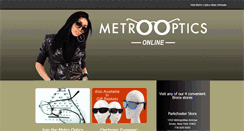 Desktop Screenshot of metroopticsonline.com